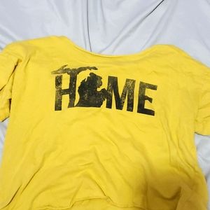 Cropped home shirt